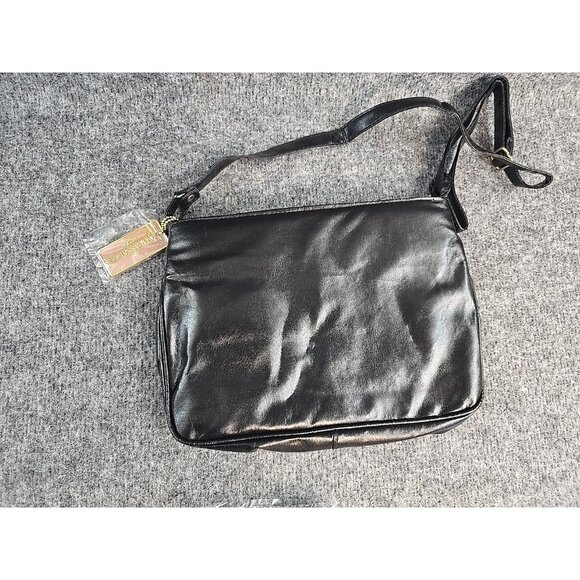 Ambassador Womens Black Purse and Wallet Combo Shoulder - Picture 7 of 9